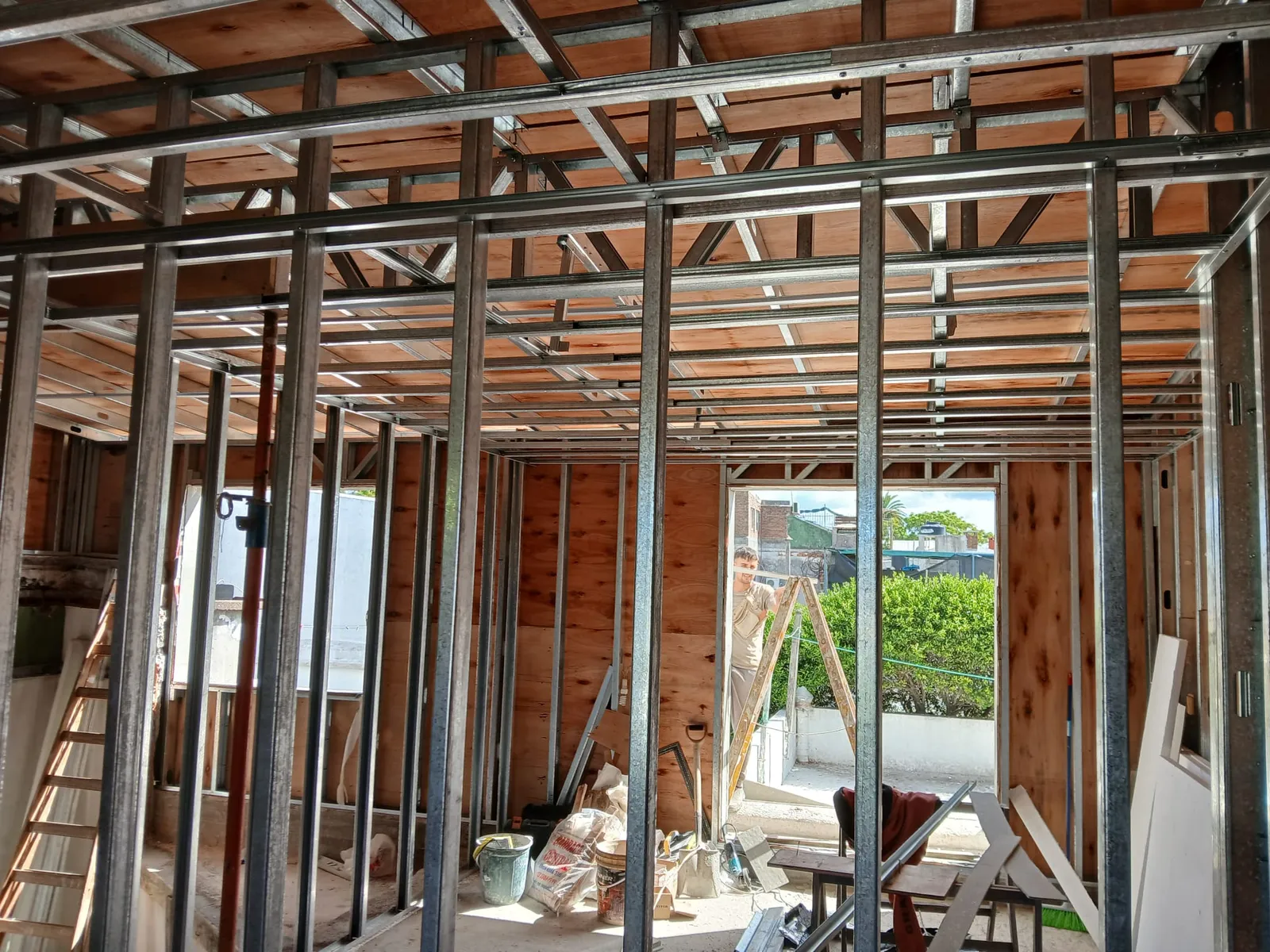 Trabajo de steel framing realizado por MG Construcciones (foto 2)