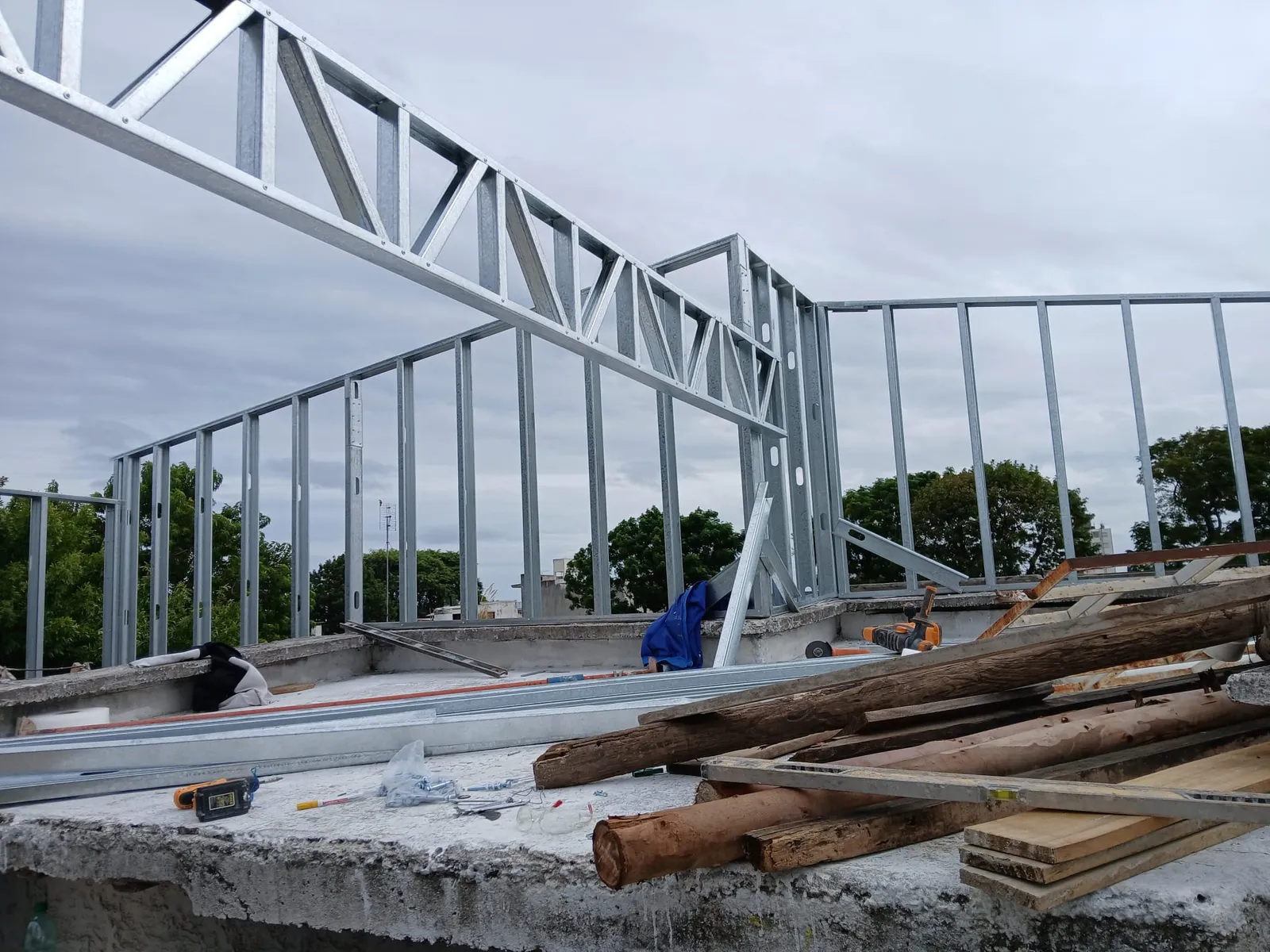Trabajo de steel framing realizado por MG Construcciones (foto 3)